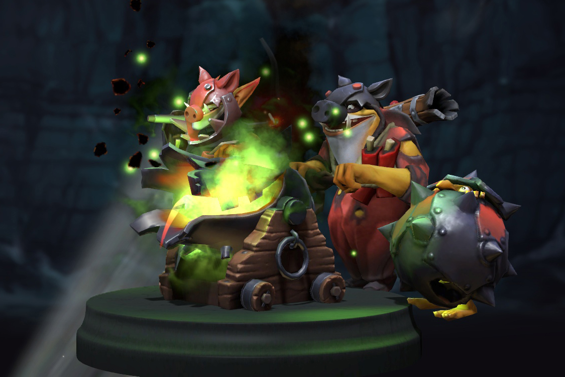 Bright Green Color For Techies Arcana для Techies